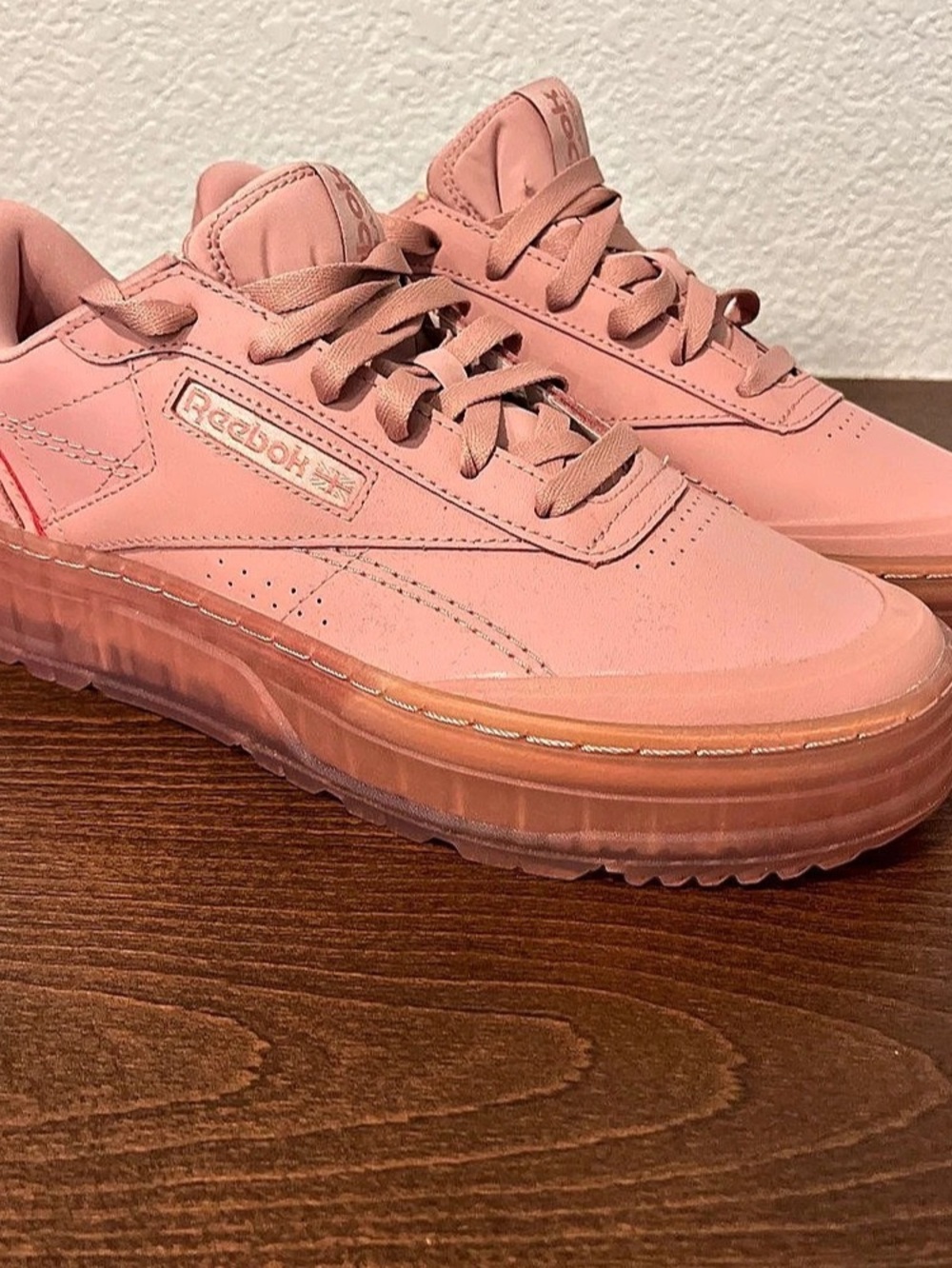 Reebok Club C Double Geo Sneakers Smoky Rose Pink